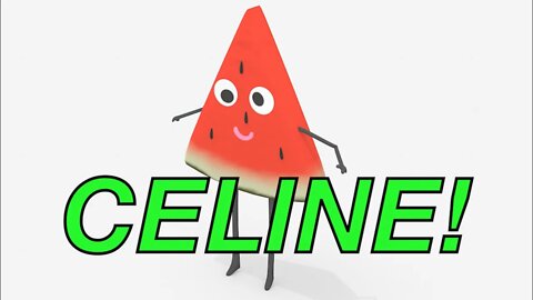 Happy Birthday CELINE! - WATERMELON Birthday Song