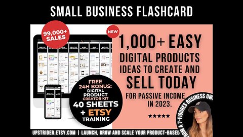 1000 Digital Products Ideas To Create And Sell Today For Passive Income,