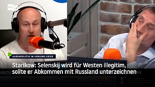 Starikow: Selenskij wird für Westen illegitim, sollte er Abkommen mit Russland unterzeichnen