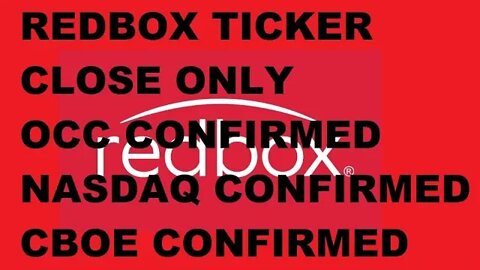 $rdbx URGENT information regarding Redbox OPTIONS . BUY BUTTON REMOVAL?!