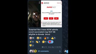 Chris Sky talks about Red Cross