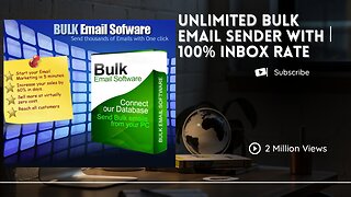 SMTP Bulk Email Sender With No Limit And 100% Inbox Rate