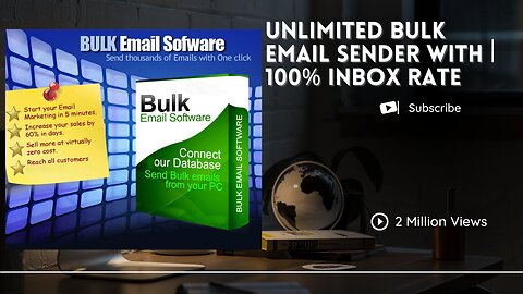 SMTP Bulk Email Sender With No Limit And 100% Inbox Rate