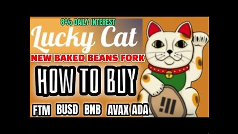 ***ATTN: Brand New/Just Released Luck Cat BNB Miner Fetches you 8% Daily Passively***