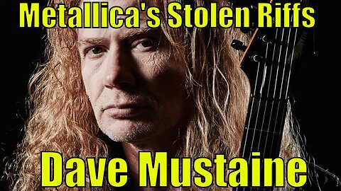 Metallica's STOLEN Guitar Riffs | Dave Mustaine vs Kirk Hammett & Lars Ulrich
