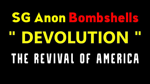 SG Anon Situation Update Nov "The Revival of America"