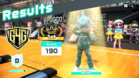 Switch Sports Bowling: 1st Place Online Tournament Gameplay