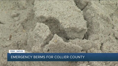 Emergency berms for Collier County