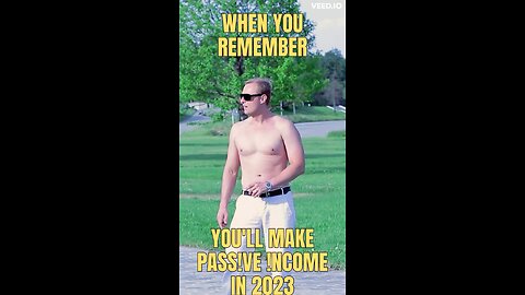 Happy to get passive income?