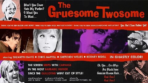 THE GRUESOME TWOSOME 1967 From Herschell Gordon Lewis, the Master of Grisly Gore FULL MOVIE in HD