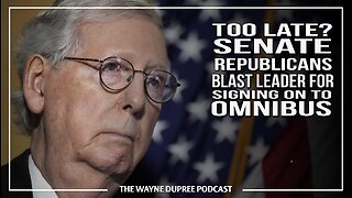 Too Late? Senate Republicans Blast McConnell For Pushing Omnibus