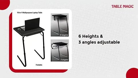 Best TABLE MAGIC in 2022 I Multipurpose Laptop Table I space saving, easy handling, easy to assemble