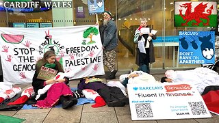 Boycott Barclays, Barclays: Don’t Bank on Apartheid, Cardiff🍉☮️ #cardiff #boycottbarclays