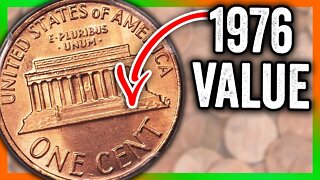 1976 PENNY VALUE - RARE PENNIES WORTH A LOT OF MONEY!!