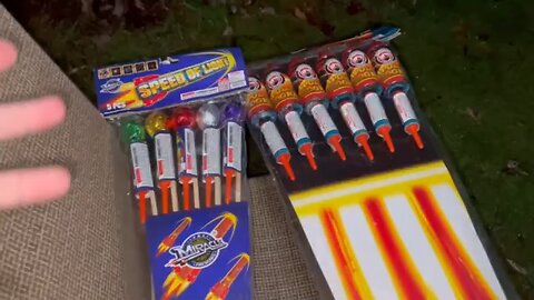 Lighting 2 Packs of Surprisingly Good Firework Rockets!