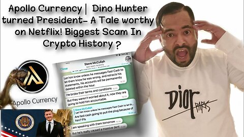 Biggest Scam In Crypto History? Apollo Currency | Dino Hunter Turned President.