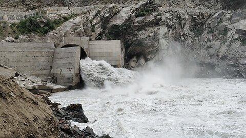 Diversion tunnel outlet