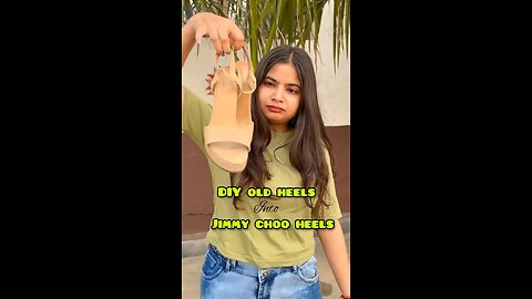 DIY old Heel’s into Jimmy Choo 😱