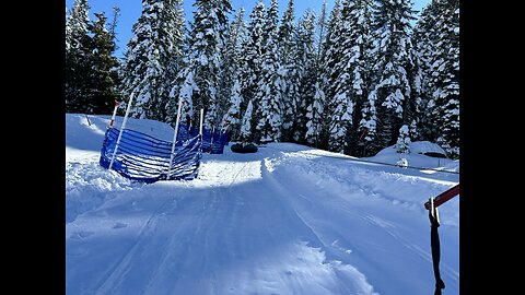 Gages first snow slide