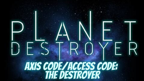 Bible Code: THE DESTROYER