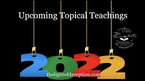 Upcoming Topical Teachings | Danette Lane
