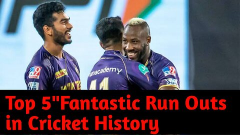 Top 5"Fantastic Run Outs in Cricket History –Unbelievable Run Out?