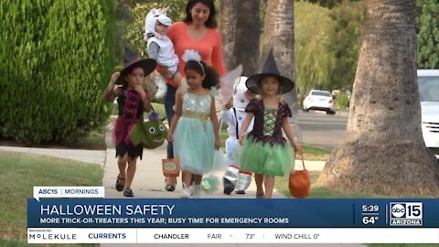 Health officials say they see increase in emergency room visits on Halloween