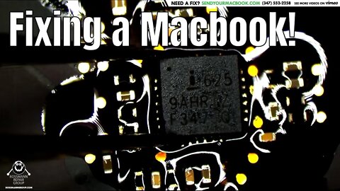 Macbook Pro no power logic board repair A1398