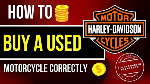 How to buy a used Harley Davidson