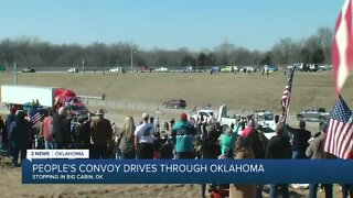 The People's Freedom Convoy passes through Oklahoma