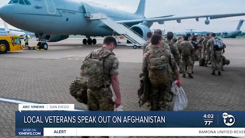 San Diego veterans speak out on Afghanistan