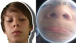 I played solar smash and made a planet my face
