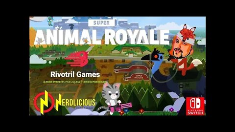 🎮 GAMEPLAY! Jogamos o divertido SUPER ANIMAL ROYALE no Nintendo Switch. Confira!