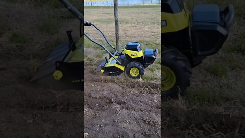 Battery Powered Rototiller #shorts