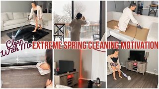 *EXTREME* LIVING ROOM SPRING CLEAN WITH ME 2021 | ez tingz