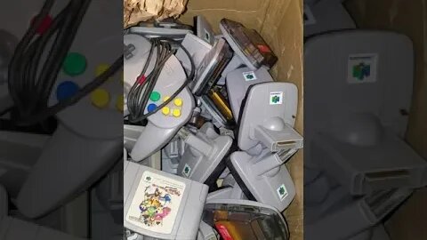 Getting a HUGE BOX of N64 Ebay Junk + Nintendo 64 Rumble Paks that I ACTUALLY needed!