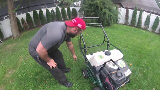 Billy Goat Aerator PULLS TO ONE SIDE How To Fix :)