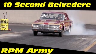 10 Second Plymouth Belvedere Drag Racing