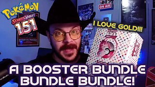 I LOVE GOLD! | Opening A Whole Pokemon 151 Booster Bundle Bundle Bundle!!!