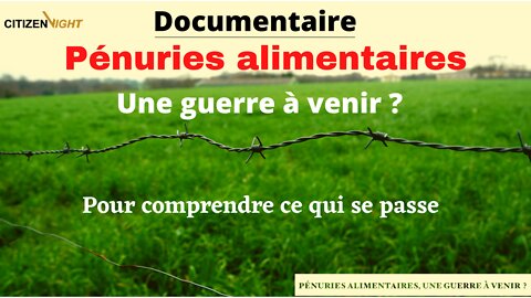 Pénurie alimentaire, vers une guerre à venir ?