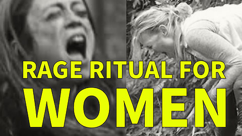 Women are paying to SCREAM IN THE WOODS it's called a rage ritual