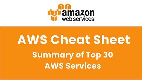 Amazon Web Service Cheat Sheet