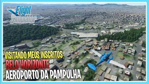 AEROPORTO PAMPULHA BELO HORIZONTE VISITANDO OS INSCRITOS MICROSOFT FLIGHT SIMULATOR 2021