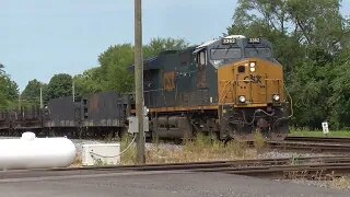 CSX B522 Steel Train Middletown Special from Fostoria, Ohio July 26, 2022