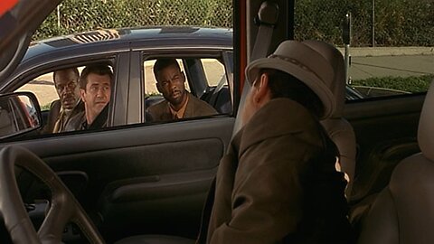 Lethal Weapon 4 "Hey uhh Riggs, who's the perp?"