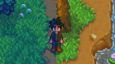Stardew Valley Locations - Mountains(Sun and Rain Versions)