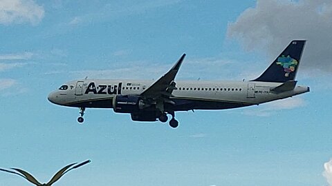 Airbus A320NEO PR-YRU vindo de Boa Vista para Manaus