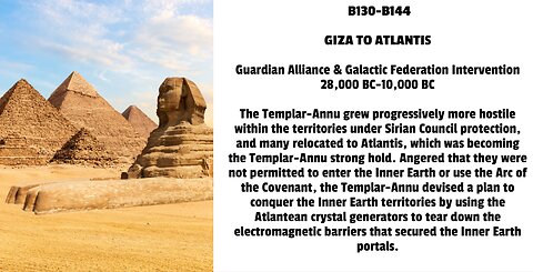 Guardian Alliance & Galactic Federation Intervention 28,000 BC-10,000 BC The Templar-Annu grew pro