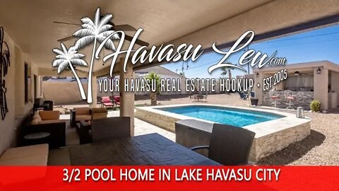 Lake Havasu RV Garage Pool Home with NEW Price 3575 S Kiowa Blvd MLS 1020796