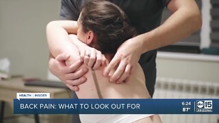 Tips on treating back pain